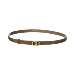 Dior Suede Belt, Green